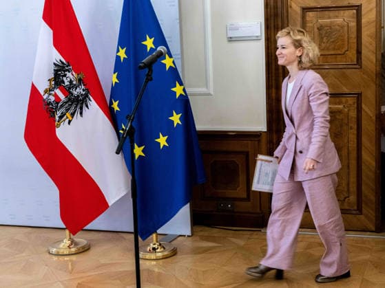 September 14, 2026: Press conference to present a study by Eva Maria Holzleitner, SPÖ, Federal Minister for Women, Science, and Research, on September 14, 2026, at the press conference to present the results of the new FORBA study Women on Supervisory Boards at the Palais Dietrichstein in Vienna, Vienna, Austria
