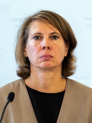 September 14, 2026 Press Conference to Present Study Findings: Study Author Bernadette Allinger of FORBA at the press conference on September 14, 2026, to present the results of the new FORBA study Women on Supervisory Boards at the Palais Dietrichstein in Vienna, Vienna, Austria