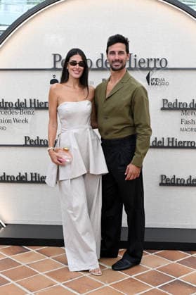 The Pedro del Hierro fashion house presents its Hamani collection at Mercedes-Benz Fashion Week Madrid. Lidia Torrent and Jaime Astrain pose at a photocall during the presentation of the Hamani collection by the Pedro del Hierro fashion house on September 14, 2026, in Madrid, Spain. The collection takes its inspiration from the Japanese tradition of contemplating the cherry blossoms, celebrating ephemeral beauty, digital disconnection, and time as a true luxury. CELEBRITIES PHOTOCALL FASHION FASHION WEEK RUNWAY CIBELES José Madrid Madrid, Spain  Copyright: xJosÃ xOlivax 7773905