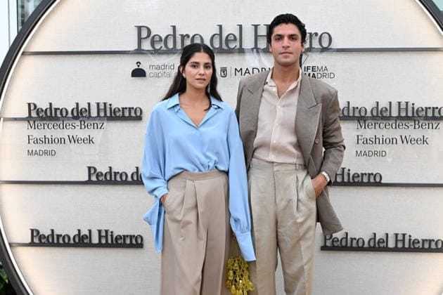 The Pedro del Hierro fashion house presents its Hamani collection at Mercedes-Benz Fashion Week Madrid. María García de Jaime and Tomás Páramo pose at a photocall during the presentation of the Hamani collection by the Pedro del Hierro fashion house on September 14, 2026, in Madrid, Spain. The collection takes its inspiration from the Japanese tradition of contemplating the cherry blossoms, celebrating fleeting beauty, digital disconnection, and time as a true luxury. CELEBRITIES PHOTOCALL FASHION FASHION WEEK RUNWAY CIBELES José Madrid Madrid, Spain  Copyright: xJosÃ xOlivax 7773907