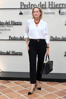The Pedro del Hierro fashion house presents its Hamani collection at Mercedes-Benz Fashion Week Madrid. Fiona Ferrer poses at a photocall during the presentation of the Hamani collection by the Pedro del Hierro fashion house on September 14, 2026, in Madrid, Spain. The collection takes its inspiration from the Japanese tradition of contemplating cherry blossoms, celebrating fleeting beauty, digital disconnection, and time as a true luxury. CELEBRITIES PHOTOCALL FASHION FASHION WEEK RUNWAY CIBELES José Madrid Madrid, Spain  Copyright: xJosÃ xOlivax 7773923