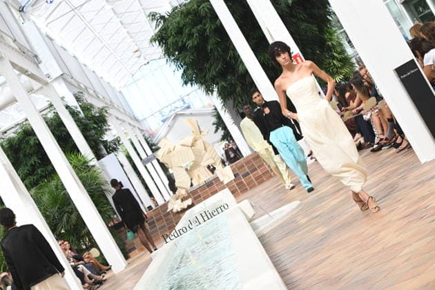 Pedro del Hierro Fashion Show at Mercedes-Benz Fashion Week Madrid Models walk the runway for Pedro del Hierro at Mercedes-Benz Fashion Week Madrid on September 14, 2026, in Madrid, Spain CELEBRITIES FASHION RUNWAY CIBELES José Madrid Madrid Spain  Copyright: xJosÃ xOlivax 7774104