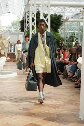 a Model attending Pedro del Hierro event during Pasarela Cibeles Mercedes-Benz Fashion Week Madrid 2026 in Madrid, on Monday, 14 September 2026 Cordon Press 