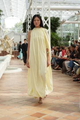 a Model attending Pedro del Hierro event during Pasarela Cibeles Mercedes-Benz Fashion Week Madrid 2026 in Madrid, on Monday, 14 September 2026 Cordon Press 