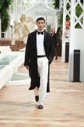 a Model attending Pedro del Hierro event during Pasarela Cibeles Mercedes-Benz Fashion Week Madrid 2026 in Madrid, on Monday, 14 September 2026 Cordon Press 