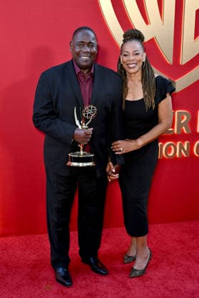 Ernest Harden Jr., accompanied by a guest, at the Warner Bros. Television Group s 78th Primetime Emmy Awards Nominees Party at BOA Steakhouse in West Hollywood, September 13, 2026 Foto:xD.xStarbuckx xFuturexImagex warner_6867