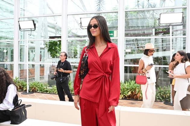 Simorra Fashion Show at Mercedes-Benz Fashion Week Madrid Victoria Federica attends the Simorra fashion show at Mercedes-Benz Fashion Week Madrid on September 14, 2026, in Madrid, Spain CELEBRITIES SIMORRA FASHION SHOW FASHION José Madrid Madrid Spain  Copyright: xJosÃ xOlivax 7774450