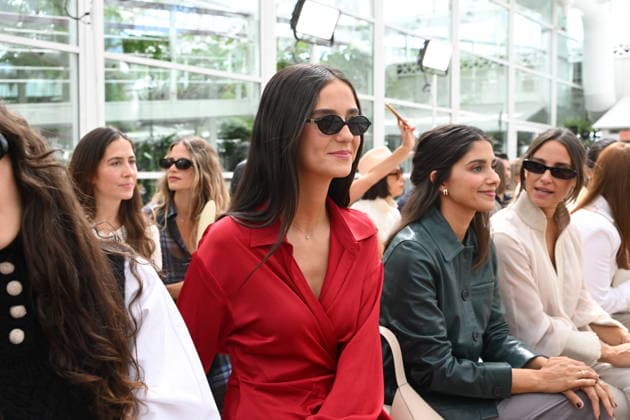 Simorra Fashion Show at Mercedes-Benz Fashion Week Madrid: Victoria Federica, María García de Jaime, and Marta Pombo during the Simorra fashion show at Mercedes-Benz Fashion Week Madrid on September 14, 2026, in Madrid, Spain. CELEBRITIES SIMORRA FASHION SHOW FASHION José Madrid Madrid Spain  Copyright: xJosÃ xOlivax 7774490