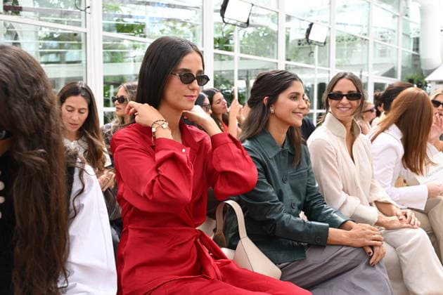 Simorra Fashion Show at Mercedes-Benz Fashion Week Madrid: Victoria Federica, María García de Jaime, and Marta Pombo during the Simorra fashion show at Mercedes-Benz Fashion Week Madrid on September 14, 2026, in Madrid, Spain. CELEBRITIES SIMORRA FASHION SHOW FASHION José Madrid Madrid Spain  Copyright: xJosÃ xOlivax 7774491