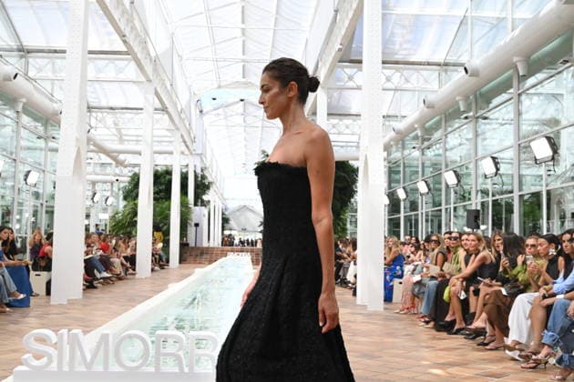 Simorra Fashion Show at Mercedes-Benz Fashion Week Madrid Model Blanca Romero walks the runway for Simorra at Mercedes-Benz Fashion Week Madrid on September 14, 2026, in Madrid, Spain. CELEBRITIES FASHION SHOW SIMORRA FASHION José Madrid Madrid Spain  Copyright: xJosÃ xOlivax 7774505