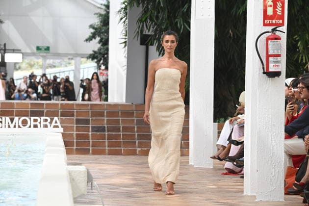 Simorra Fashion Show at Mercedes-Benz Fashion Week Madrid Model Blanca Romero walks the runway for Simorra at Mercedes-Benz Fashion Week Madrid on September 14, 2026, in Madrid, Spain. CELEBRITIES FASHION SHOW SIMORRA FASHION José Madrid Madrid Spain  Copyright: xJosÃ xOlivax 7774511