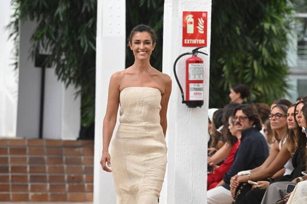 Simorra Fashion Show at Mercedes-Benz Fashion Week Madrid Model Blanca Romero walks the runway for Simorra at Mercedes-Benz Fashion Week Madrid on September 14, 2026, in Madrid, Spain CELEBRITIES FASHION SHOW SIMORRA FASHION José Madrid Madrid Spain  Copyright: xJosÃ xOlivax 7774513