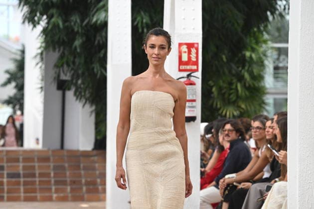 Simorra Fashion Show at Mercedes-Benz Fashion Week Madrid Model Blanca Romero walks the runway for Simorra at Mercedes-Benz Fashion Week Madrid on September 14, 2026, in Madrid, Spain CELEBRITIES FASHION SHOW SIMORRA FASHION José Madrid Madrid Spain  Copyright: xJosÃ xOlivax 7774514