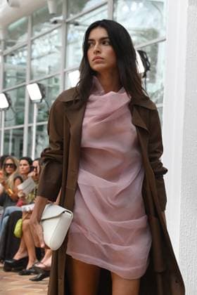 Simorra Fashion Show at Mercedes-Benz Fashion Week Madrid Model Lucía Rivera walks the runway for Simorra at Mercedes-Benz Fashion Week Madrid on September 14, 2026, in Madrid, Spain CELEBRITIES FASHION SHOW SIMORRA FASHION José Madrid Madrid Spain  Copyright: xJosÃ xOlivax 7774521
