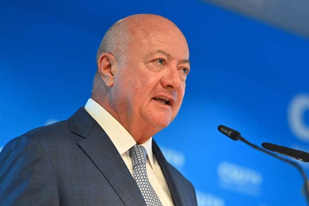 OEVP Chairman, Federal Chancellor of the Republic of Austria Dr. Christian Stocker, single frame, cropped image, portrait, press conference following the CSU Executive Committee’s closed-door meeting on September 14, 2026, at the CSU State Headquarters in Munich