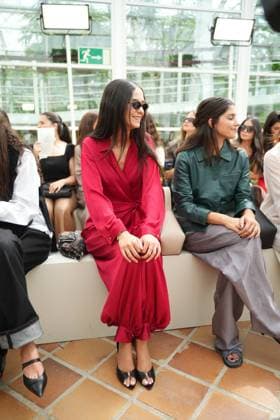 Victoria Federica at the front row of Firma collection during Pasarela Cibeles Mercedes-Benz Fashion Week Madrid 2065 in Madrid, on Monday , 14 September 2026. Cordon Press 