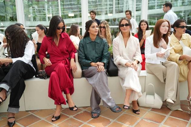 Victoria Federica at the front row of Firma collection during Pasarela Cibeles Mercedes-Benz Fashion Week Madrid 2065 in Madrid, on Monday , 14 September 2026. Cordon Press 