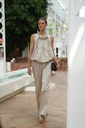 A model Durning Firma collection during Pasarela Cibeles Mercedes-Benz Fashion Week Madrid 2065 in Madrid, on Monday , 14 September 2026. Cordon Press 