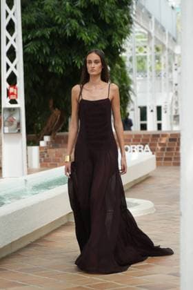A model Durning Firma collection during Pasarela Cibeles Mercedes-Benz Fashion Week Madrid 2065 in Madrid, on Monday , 14 September 2026. Cordon Press 