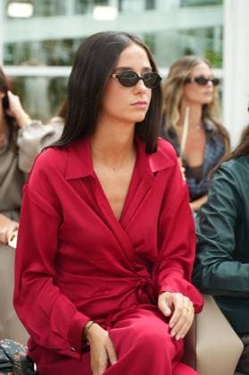 Victoria Federica at the front row of Firma collection during Pasarela Cibeles Mercedes-Benz Fashion Week Madrid 2065 in Madrid, on Monday , 14 September 2026. Cordon Press 