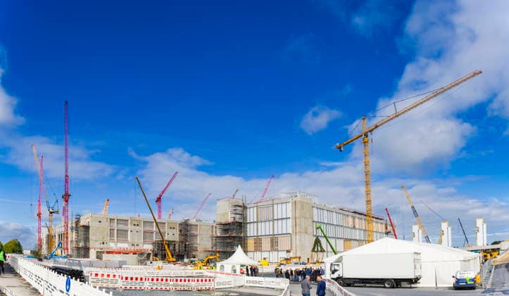 Topping-Out Ceremony for the ESMC Chip Factory in Dresden Topping-Out Ceremony for the ESMC Chip Factory in Dresden Dresden, Saxony, Germany