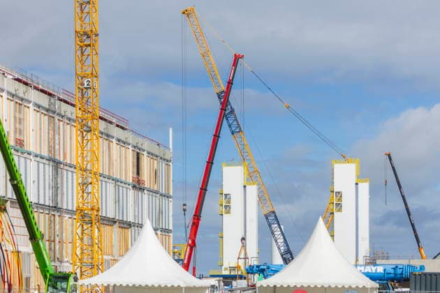 Topping-Out Ceremony for the ESMC Chip Factory in Dresden Topping-Out Ceremony for the ESMC Chip Factory in Dresden Dresden, Saxony, Germany