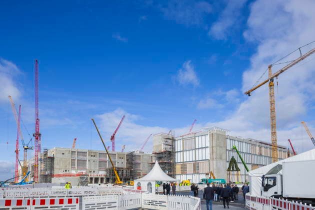 Topping-Out Ceremony for the ESMC Chip Factory in Dresden Topping-Out Ceremony for the ESMC Chip Factory in Dresden Dresden, Saxony, Germany