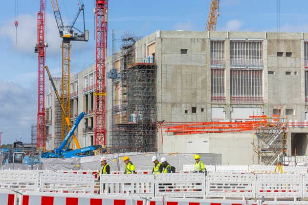 Topping-Out Ceremony for the ESMC Chip Factory in Dresden Topping-Out Ceremony for the ESMC Chip Factory in Dresden Dresden, Saxony, Germany