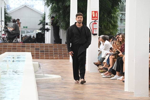 Adolfo Domínguez Fashion Show at MBFWM Singer Pablo Alborán walks the runway for Adolfo Domínguez during Mercedes-Benz Fashion Week at the Invernadero of the Palacio de Cristal in Arganzuela on September 14, 2026, in Madrid, Spain FASHION CELEBRITIES FASHION SHOW BRAND ADOLFO DOMÍNGUEZ José Madrid Madrid, Spain  Copyright: xJosÃ xOlivax 7774790
