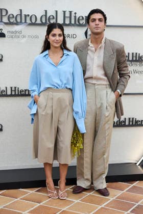 September 14, 2026, Madrid, Madrid, Spain: TOMcS PcRAMO, MARÃªA GARCÃªA DE JAIME attends the Pedro del Hierros fashion show Spring Summer 2027 Ã Hanami during the 84th edition of Mercedes-Benz Fashion Week Madrid Madrid Spain - ZUMAc260 20260914_zep_c260_021 Copyright: xMikexChicorrox