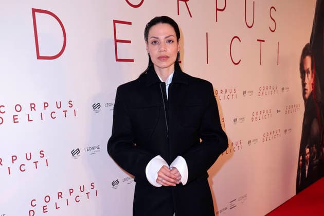 Haley Louise Jones attends the premiere of *Corpus Delicti* on September 14, 2026, at the Delphi Filmpalast in Berlin, Germany. Movie Premiere of *Corpus Delicti* in Berlin, Germany