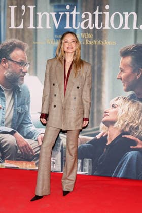 Olivia Wilde attends the Paris premiere of *The Invite* at the Pathé Palace on September 14, 2026, in Paris, France 459678 2026 09 14  Copyright: xLionelxGuericolasx xStarfacex STAR_459678_040