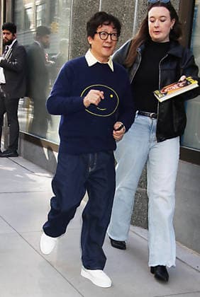 NEW YORK, NY- SEPTEMBER 14: Ke Huy Quan seen at Good Morning America on September 14, 2026. Copyright: xRWx