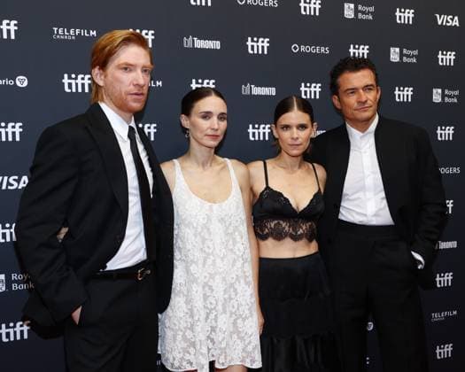 Domhnall Gleeson, Rooney Mara, Kate Mara, Orlando Bloom at arrivals for BUCKING FASTARD Premiere at the Toronto International Film Festival (TIFF) 2026, TIFF Lightbox, Toronto, ON, September 14, 2026. Photo By: JA Everett Collection BUCKING FASTARD Premiere at the Toronto International Film Festival (TIFF) 2026 PUBLICATIONXNOTxINxCANxCHNxFRAxITAxJPNxNORxPOLxRUSxESPxUKxUSA
