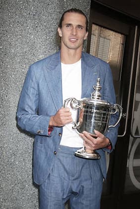 NEW YORK, NY- SEPTEMBER 14: U.S. Open Men™s Tennis champion Alexander Zverev seen after an appearance on ESPN on September 14, 2026 in New York City. Copyright: xRWx