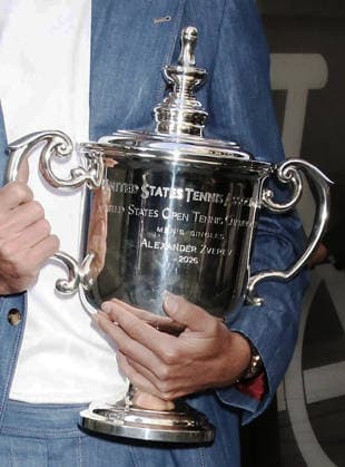 NEW YORK, NY- SEPTEMBER 14: U.S. Open Men™s Tennis champion Alexander Zverev seen after an appearance on ESPN on September 14, 2026 in New York City. Copyright: xRWx