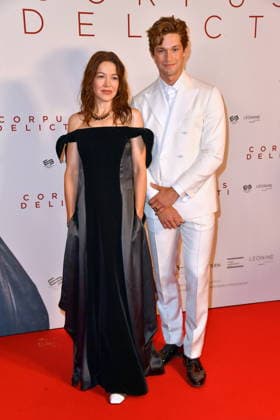 Premiere of CORPUS DELICTI in Berlin: Hannah Herzsprung and Damian Hardung at the premiere of CORPUS DELICTI at the Delphi Filmpalast in Berlin on September 14, 2026 Copyright: xEventpressxBerndtx