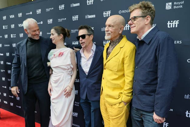 Mariana di Girolamo, Graham Broadbent, Sam Rockwell, John Malkovich, Martin McDonagh At the premiere of Wild Horse Nine At The Princess Of Wales Theatre as part of the 2026 Toronto International Film Festival on September 14, 2026 in Toronto, Canada. Copyright: xHumbertoxServin Clasos MediaPunchx