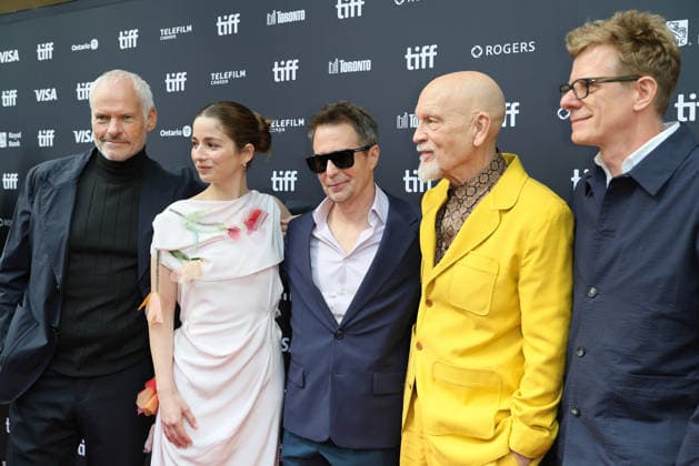 Mariana di Girolamo, Graham Broadbent, Sam Rockwell, John Malkovich, Martin McDonagh At the premiere of Wild Horse Nine At The Princess Of Wales Theatre as part of the 2026 Toronto International Film Festival on September 14, 2026 in Toronto, Canada. Copyright: xHumbertoxServin Clasos MediaPunchx