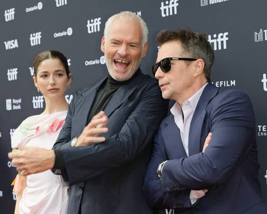 Mariana di Girolamo, Martin McDonagh, Sam Rockwell At the premiere of Wild Horse Nine At The Princess Of Wales Theatre as part of the 2026 Toronto International Film Festival on September 14, 2026 in Toronto, Canada. Copyright: xHumbertoxServin Clasos MediaPunchx