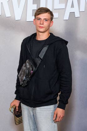 Surveillant Photocall - Paris Logan Lefebre attends the photocell for the premiere of Surveillant held at Le Grand Rex on September 14, 2026 in Paris, France. Photo by David Boyer ABACAPRESS.COM Paris France  Copyright: xBoyerxDavid ABACAx