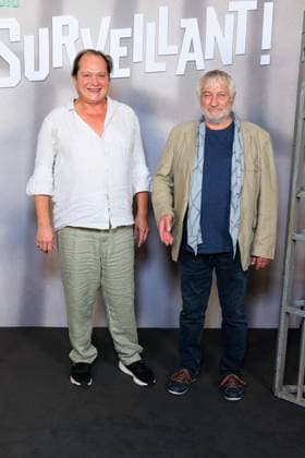 Surveillant Photocall - Paris Christophe Favre and Michel Masiero attend the photocell for the premiere of Surveillant held at Le Grand Rex on September 14, 2026 in Paris, France. Photo by David Boyer ABACAPRESS.COM Paris France  Copyright: xBoyerxDavid ABACAx