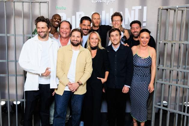 Surveillant Photocall - Paris guest, Jean-Pascal Zadi, Christophe Favre, Benjamin Tranie, Jeremy Nadeau, Audrey Lamy, John Wax, guest, Darren Jones, guest and Eva Huault attend the photocell for the premiere of Surveillant held at Le Grand Rex on September 14, 2026 in Paris, France. Photo by David Boyer ABACAPRESS.COM Paris France Copyright: xBoyerxDavid ABACAx
