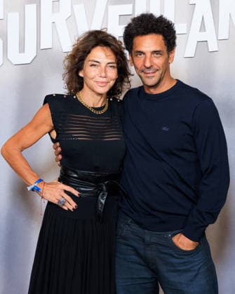 Surveillant Photocall - Paris Sandra Zeitoun and Tomer Sisley attend the photocell for the premiere of Surveillant held at Le Grand Rex on September 14, 2026 in Paris, France. Photo by David Boyer ABACAPRESS.COM Paris France  Copyright: xBoyerxDavid ABACAx