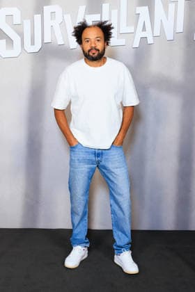 Surveillant Photocall - Paris Fabrice Eboue attends the photocell for the premiere of Surveillant held at Le Grand Rex on September 14, 2026 in Paris, France. Photo by David Boyer ABACAPRESS.COM Paris France  Copyright: xBoyerxDavid ABACAx