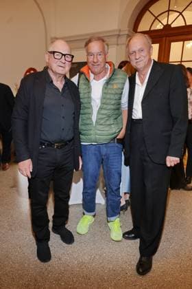 Götz George Award 2026: Meinhard Ullrich, Nico Hofmann, Ulrich Tukur; Götz George Award 2026, Kaiserin Friedrich Haus, Berlin; Date: September 14, 2026 Copyright: xEventpress Kratschx