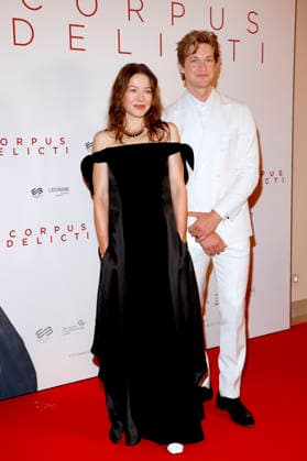 Corpus Delicti, Film Premiere at the Delphi Filmpalast, Berlin, September 14, 2026 Hannah Herzsprung and Damian Hardung at the Berlin premiere of Corpus Delicti at the Delphi Filmpalast in Berlin on September 14, 2026 Berlin Delphi Filmpalast Copyright: xAnitaxBuggex