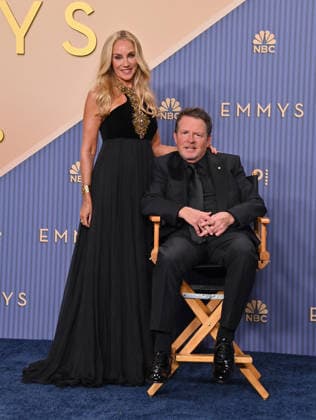 78th Primetime Emmy Awards - Press Room Michael J. Fox and Tracy Pollan in the press room at the 78th Primetime Emmy Awards held at the Peacock Theater on September 14, 2026 in Los Angeles, California. Los Angeles Peacock Theater California USA Copyright: xTammiexArroyo AFF-USA.comx