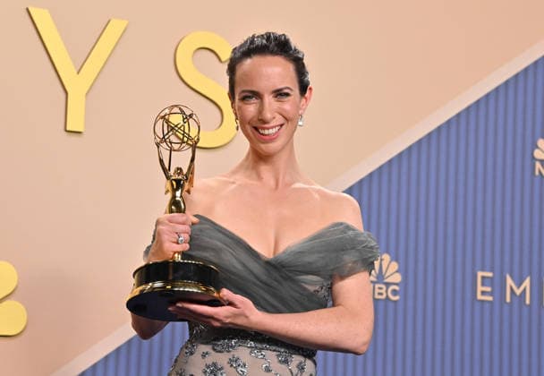 78th Primetime Emmy Awards - Press Room Kate O Flynn in the press room at the 78th Primetime Emmy Awards held at the Peacock Theater on September 14, 2026 in Los Angeles, California. Los Angeles Peacock Theater California USA Copyright: xTammiexArroyo AFF-USA.comx