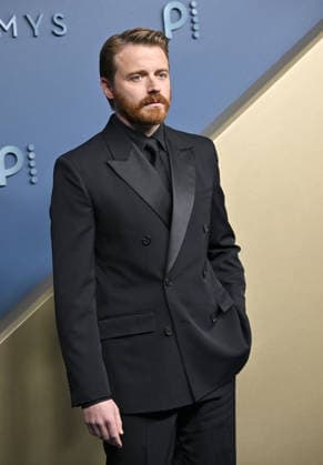 Jack Lowden arrives for the 78th annual Primetime Emmy Awards at the Peacock Theater in Los Angeles on Monday, September 14, 2026.  LAP20260914549 CHRISxCHEW